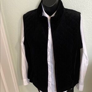 White Stag Black Quilted Vest